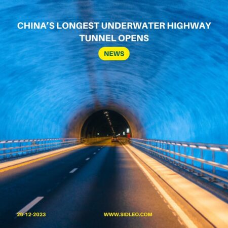 China’s longest underwater highway tunnel opens